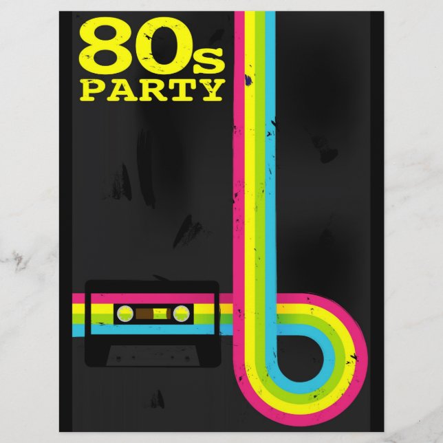 80er Party (Vorderseite)