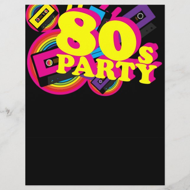80er Party (Vorderseite)