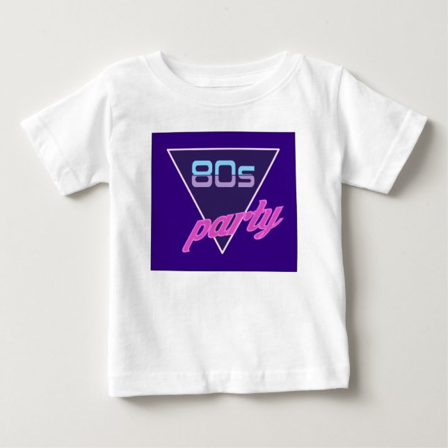80er Party Baby T-shirt (Vorderseite)