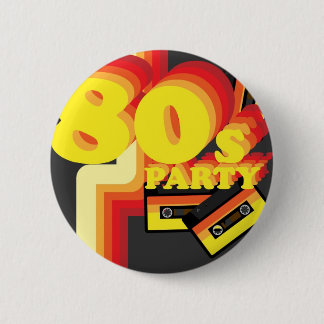 80er Party Button