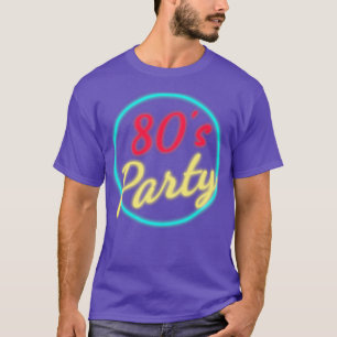 80er Party Neon T-Shirt
