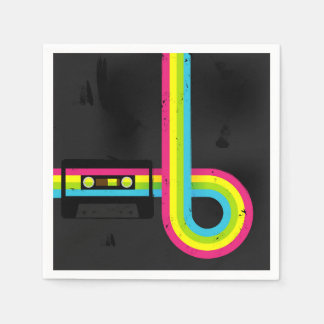 80er Party Serviette