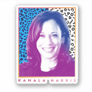 80er Poster - Kamala Harris Aufkleber