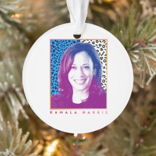80er Poster - Kamala Harris Ornament