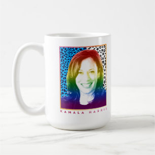80er Poster - Kamala Harris Pride Kaffeetasse
