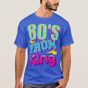 80er Prom König Funny Disco Rückblick Nostalgisch T-Shirt
