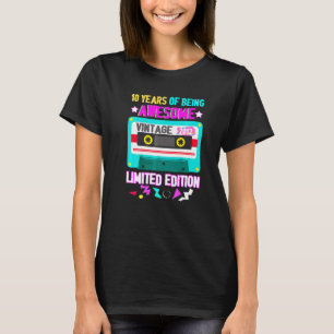 80er Retro 10. Geburtstag 10 Jahre Phantastisch T-Shirt