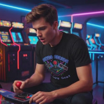80er Retro-Arcade individuell anpassbarer Gamer