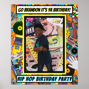 80er Retro-Fotoalbumcover-Requisite Poster