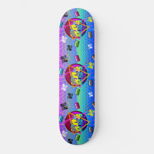 80er RETRO OLD SCHOOL KASSETTENBAND Skateboard