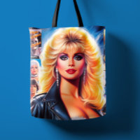 80er Retrowave Frau