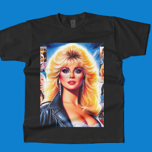 80er Retrowave Frau T-Shirt