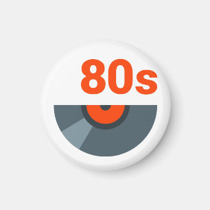 80er Rock 1980er Musik Schallplatte Magnet