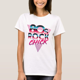 80er Rock Chick 1980er Music Lover T-Shirt