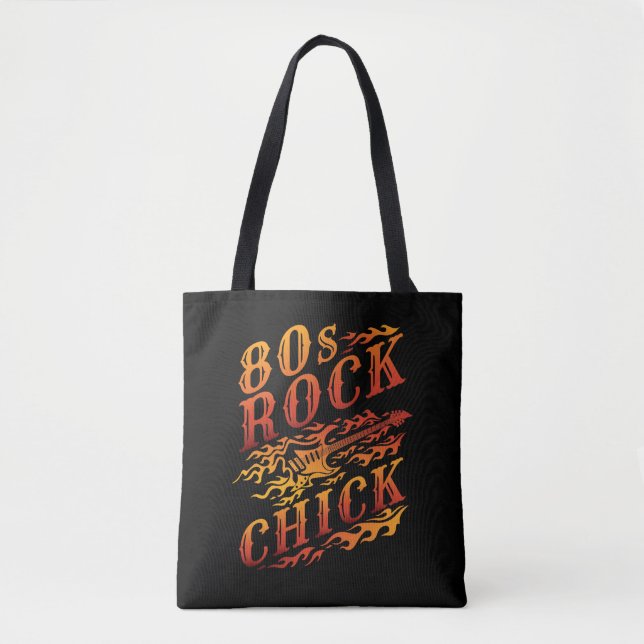80er Rock Chick Music Lover Women (Vorderseite)