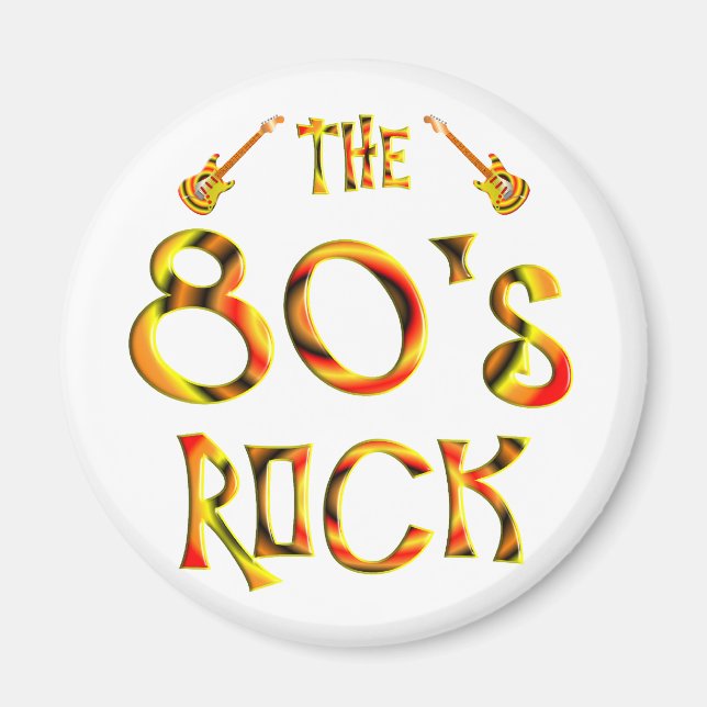 80er Rock Magnet (Vorne)