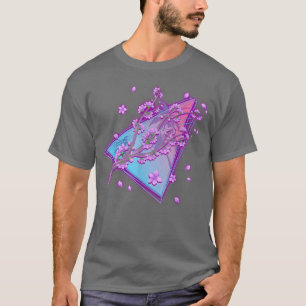 80er Sakura Japan Blume Vaporwave Synthwave Cherry T-Shirt