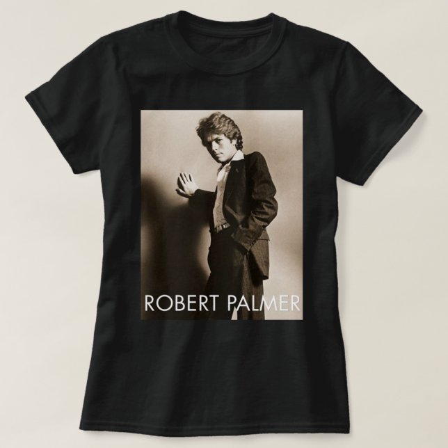 80er Singer Songwriter Singer Art Rock Producer T-Shirt (Design vorne)