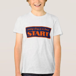 80er-Stilplatte mit roter Farbe Tri-Blend Shirt