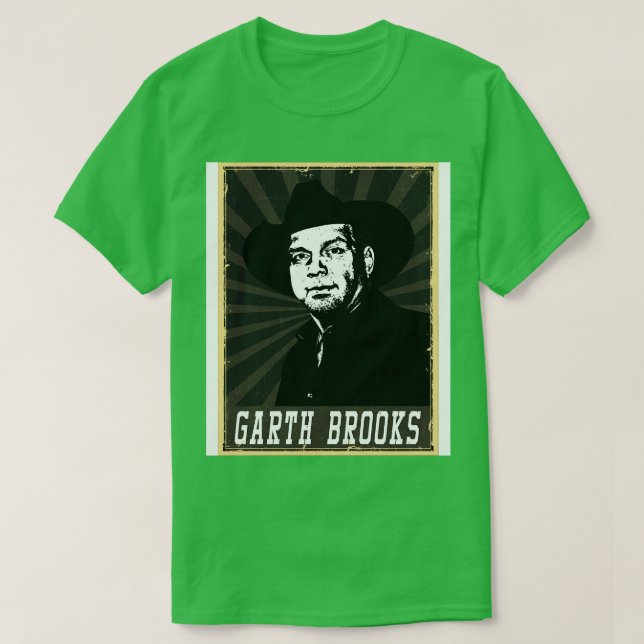 80er Style Garth Brooks TShirt (Design vorne)