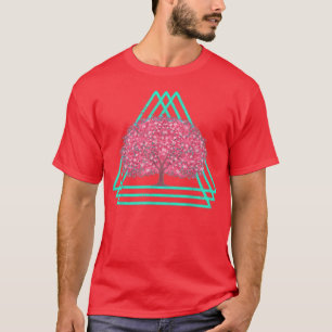 80er Synthwave Sakura Japan Blume Vaporwave Cherry T-Shirt
