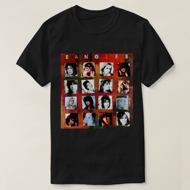 80er The Singer Pop Music Band Art Manic Rock T-Shirt (Design vorne)