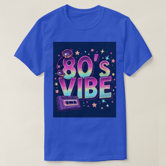 80er-Vibe-Trendy-T-Shirt T-Shirt (Design vorne)