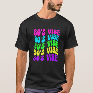 80er-Vibes Retro-Vintage 1980er 80er-Stile Party-M T-Shirt
