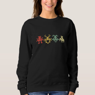 80er Video Game Vintag Retro Arcade Sweatshirt