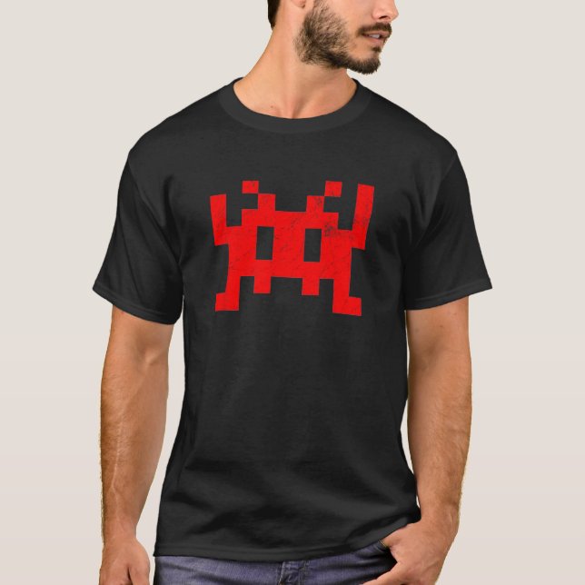 80er Video Game Vintag Retro Arcade T-Shirt (Vorderseite)