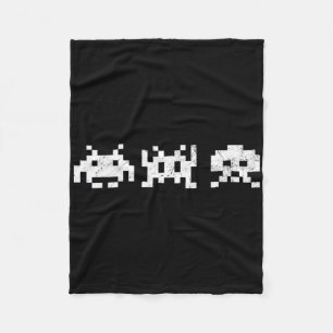 80er Videospiel Vintag Retro Arcade Nostalgie Spie Fleecedecke