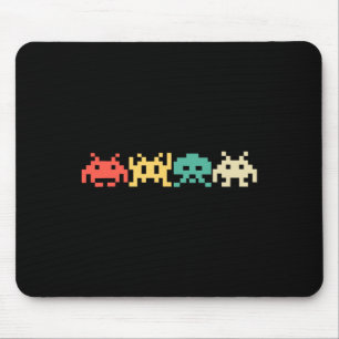 80er Videospiel Vintage Retro Arcade 1 Mousepad