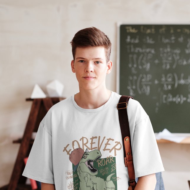 80er Vintag Dino Friend Bossica T - Shirt (80s Vintage Dino Friend Bossica T-shirt)