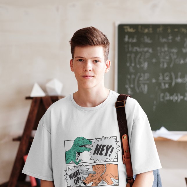 80er Vintag Dino Friend Bossica T - Shirt (80s Vintage Dino Friend Bossica T-shirt)