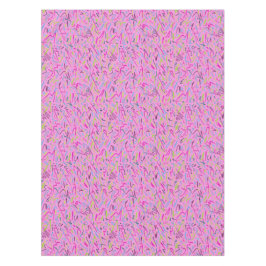 80er Vintag drucken in Rosa Tischdecke