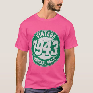 80er Vintage 1943 Original P 80 Jahre alt retro T-Shirt