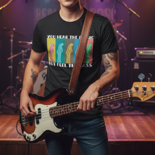 80er Vintage Musikbass Gitarre Liebe T-Shirt