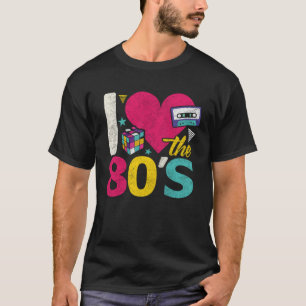 80er Vintage Retro 1980er Männer Frauen Party Klei T-Shirt