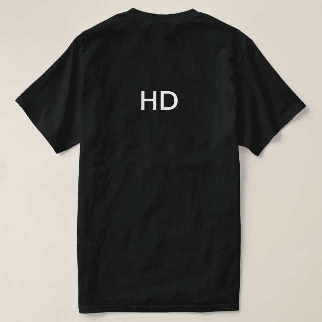 80HD T-Shirt (Design Rückseite)
