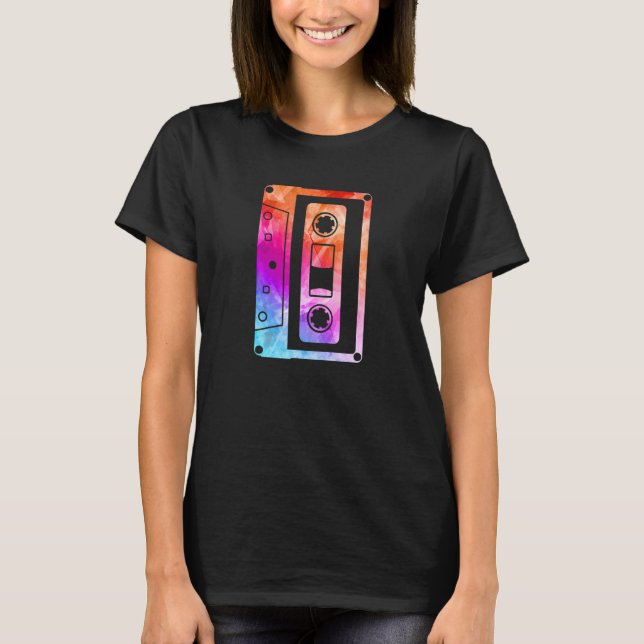 80s 90s Mixtape Cassette Tape Music Retro Party 1 T-Shirt (Vorderseite)