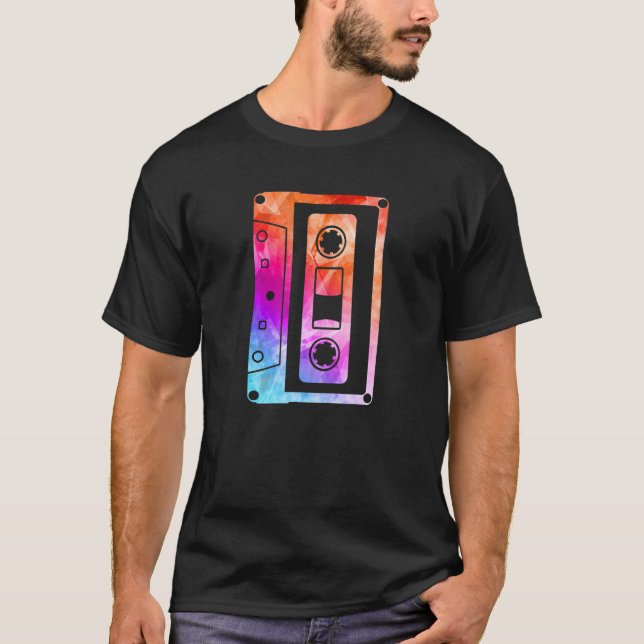 80s 90s Mixtape Cassette Tape Music Retro Party 1 T-Shirt (Vorderseite)