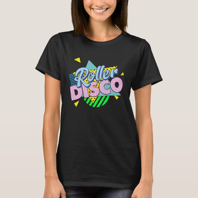 80s Roller Skate Party  ROLLER DISCO T-Shirt (Vorderseite)
