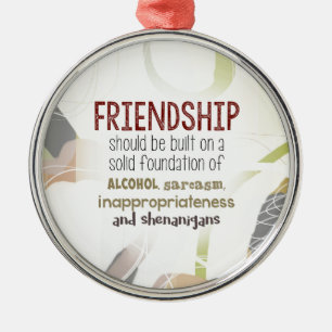 810.friendship-shenanigans silbernes ornament