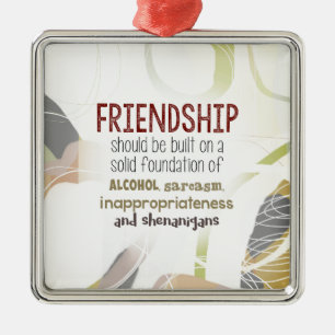 810.friendship-shenanigans silbernes ornament
