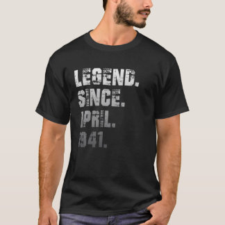 81. Geburtstag Geschenke 81 Jahre alte Legende sei T-Shirt