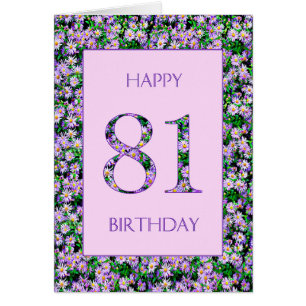 81. Geburtstag Lila Tageszeitung