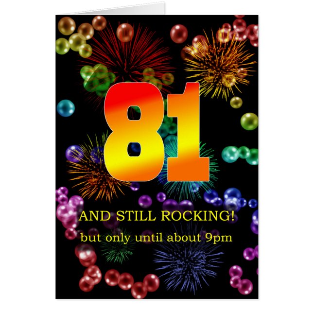 81. Geburtstag noch rocken (Vorne)