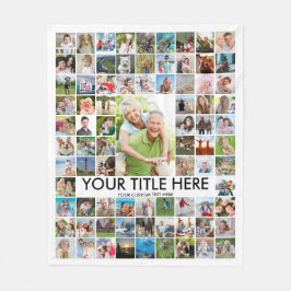 81 Vorlage für die FotoCollage Personalisiert Farb Fleecedecke