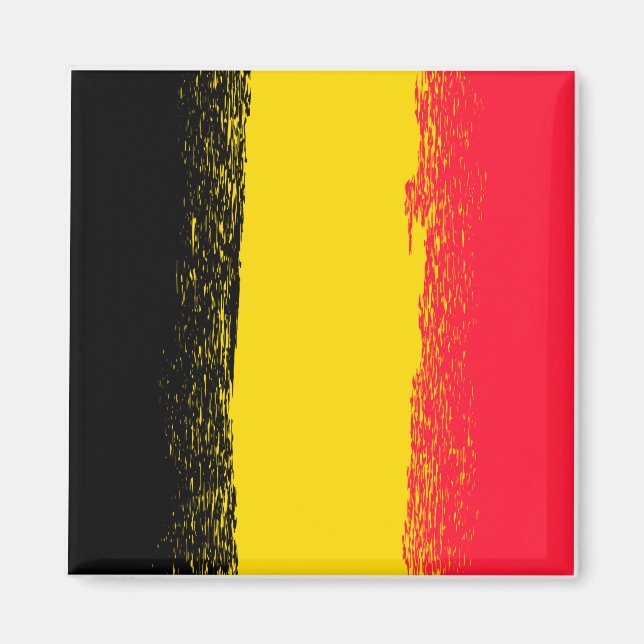 8266Belgien-Flagge Magnet (Vorne)