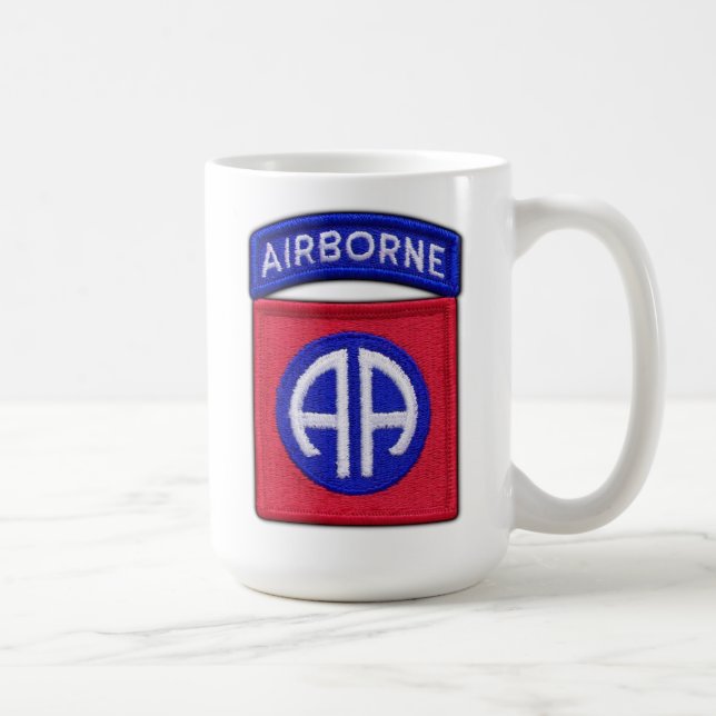 82. ABN Div. im Flugzeug Kaffeetasse (Rechts)
